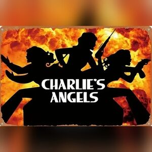 Charlie's Angels Decorative Tin Sign